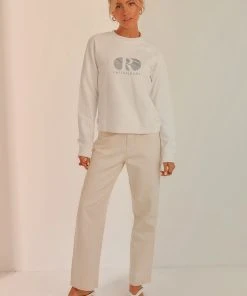 Rolla's 80s Sport Sweater - White 11 Rolla's 80s Sport Sweater - White