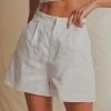 National Breast Cancer Foundation X Peppermayo New & Most Loved Sunset Walks Linen Shorts - White 2 National Breast Cancer Foundation X Peppermayo New & Most Loved Sunset Walks Linen Shorts - White