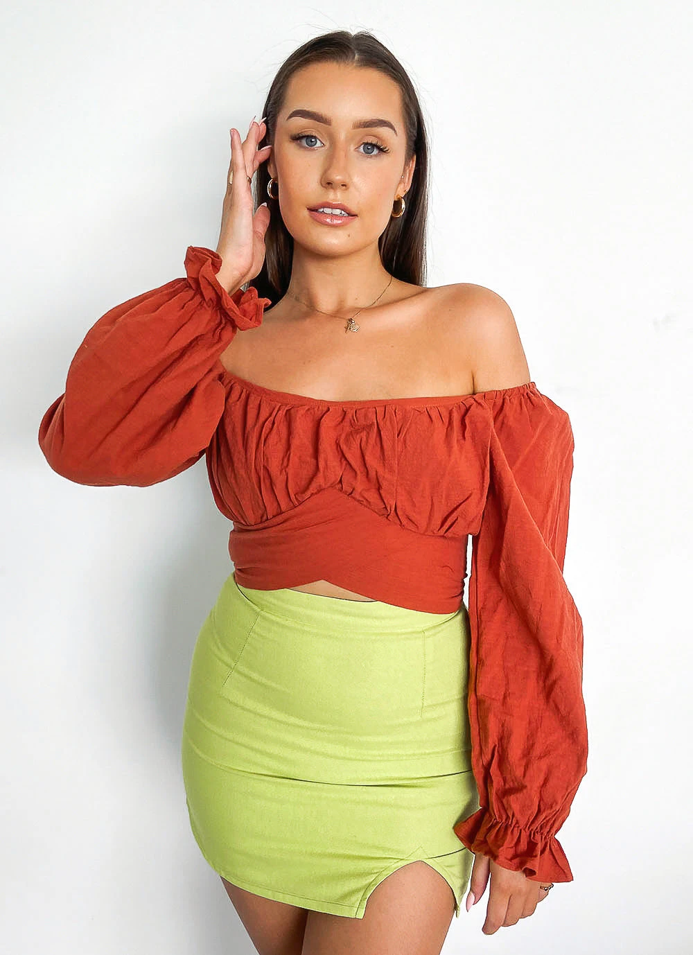 Peppermayo Inner Bloom Top - Rust New Tops 3 Peppermayo Inner Bloom Top - Rust New Tops