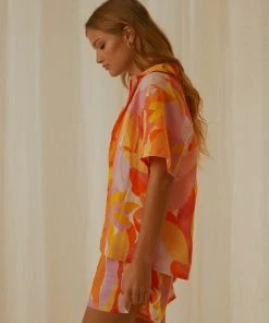 Peppermayo Exclusive Meet Me In Malibu Linen Shirt - Paloma New & Most Loved