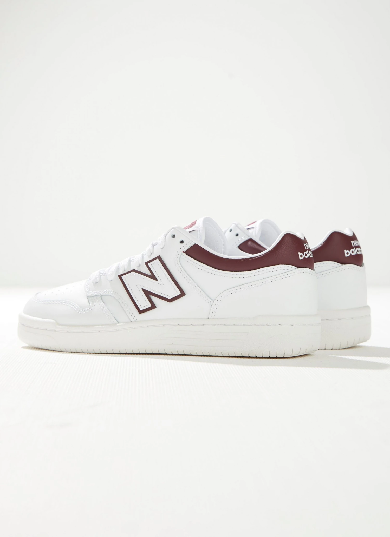 New Balance 480 Sneaker - White Burgundy (Mens Sizing) New & Most Loved 7 New Balance 480 Sneaker - White Burgundy (Mens Sizing) New & Most Loved