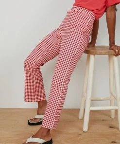 Peppermayo California Living Pants - Red Check