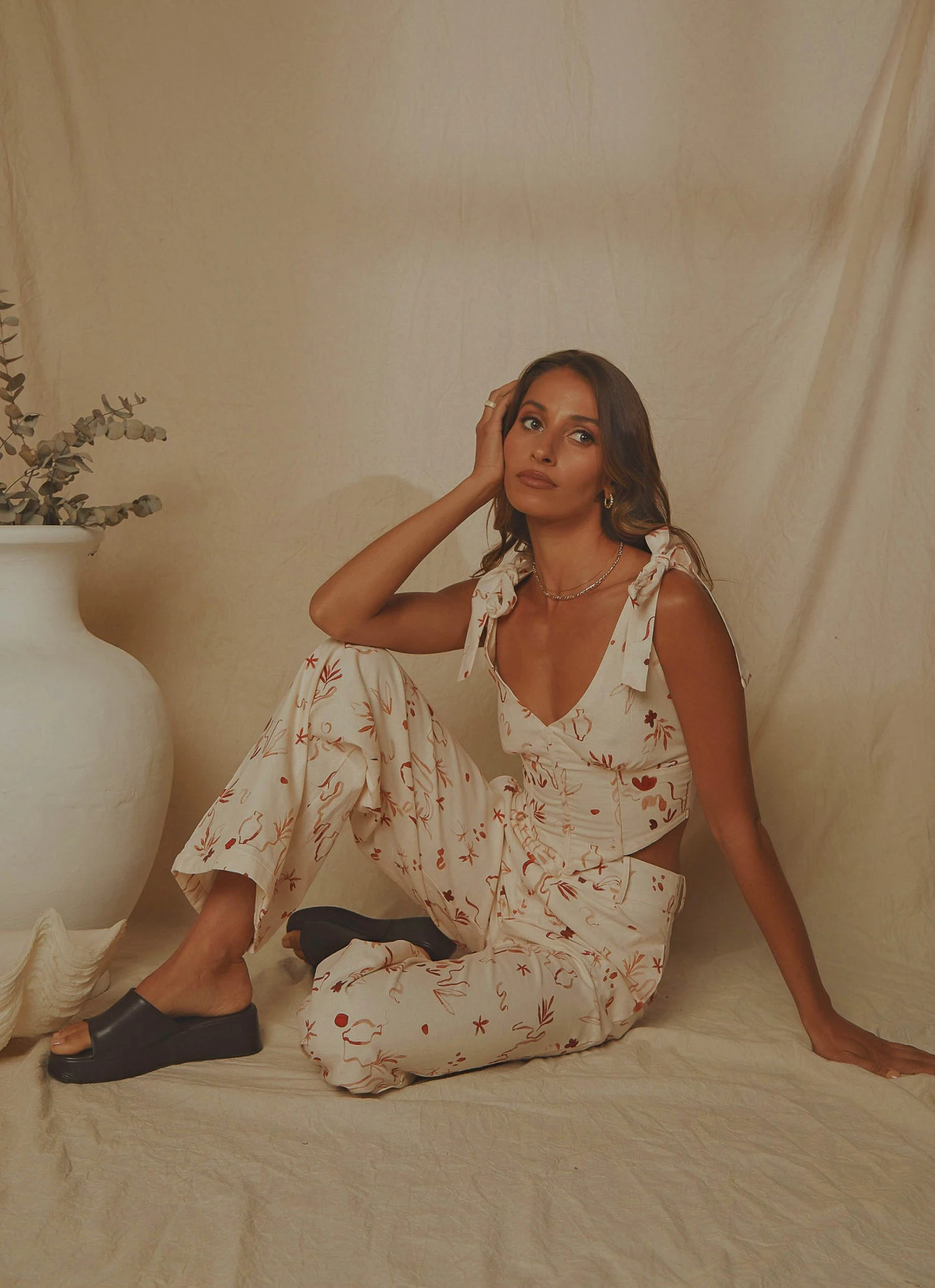 Peppermayo Exclusive New & Most Loved Isola Linen Pants - Safari 5 Peppermayo Exclusive New & Most Loved Isola Linen Pants - Safari