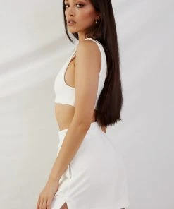 Peppermayo Exclusive Cote Dazur Terry Crop - White 13 Peppermayo Exclusive Cote Dazur Terry Crop - White