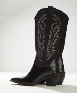 Cult Avenue New & Most Loved Backseat Rider Cowboy Boot - Black
