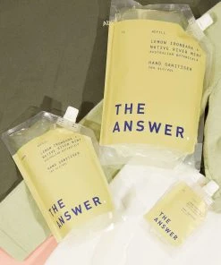The Answer Hand Sanitiser - 50ML - Lemon Ironbark & Native River Mint New & Most Loved 7 The Answer Hand Sanitiser - 50ML - Lemon Ironbark & Native River Mint New & Most Loved