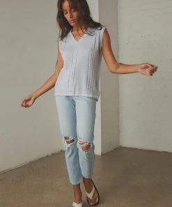 Peppermayo New & Most Loved Centre Court Knit Vest - Blue 9 Peppermayo New & Most Loved Centre Court Knit Vest - Blue