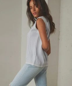 Peppermayo New & Most Loved Centre Court Knit Vest - Blue 10 Peppermayo New & Most Loved Centre Court Knit Vest - Blue