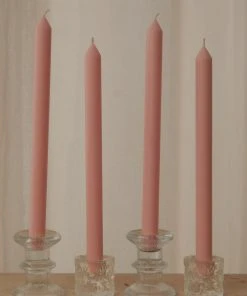 Candle Co Moreton Eco Dinner Candle 4 Pack - Blush Pink New & Most Loved 9 Candle Co Moreton Eco Dinner Candle 4 Pack - Blush Pink New & Most Loved