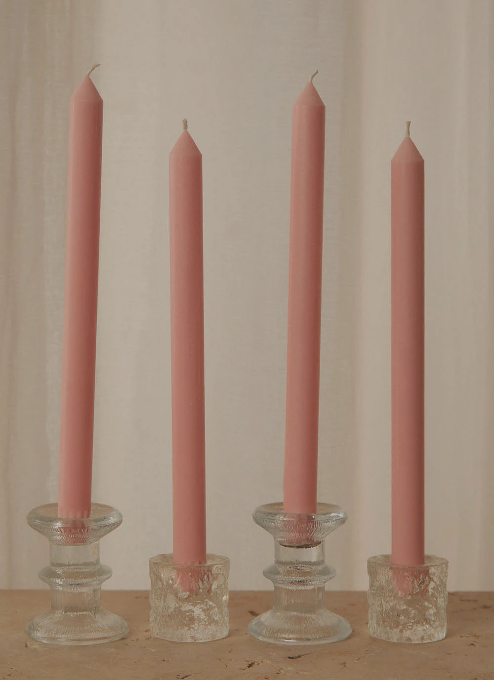 Candle Co Moreton Eco Dinner Candle 4 Pack - Blush Pink New & Most Loved 6 Candle Co Moreton Eco Dinner Candle 4 Pack - Blush Pink New & Most Loved