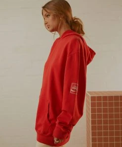 Rolla's Coca Cola Hoodie - Coke Red 12 Rolla's Coca Cola Hoodie - Coke Red
