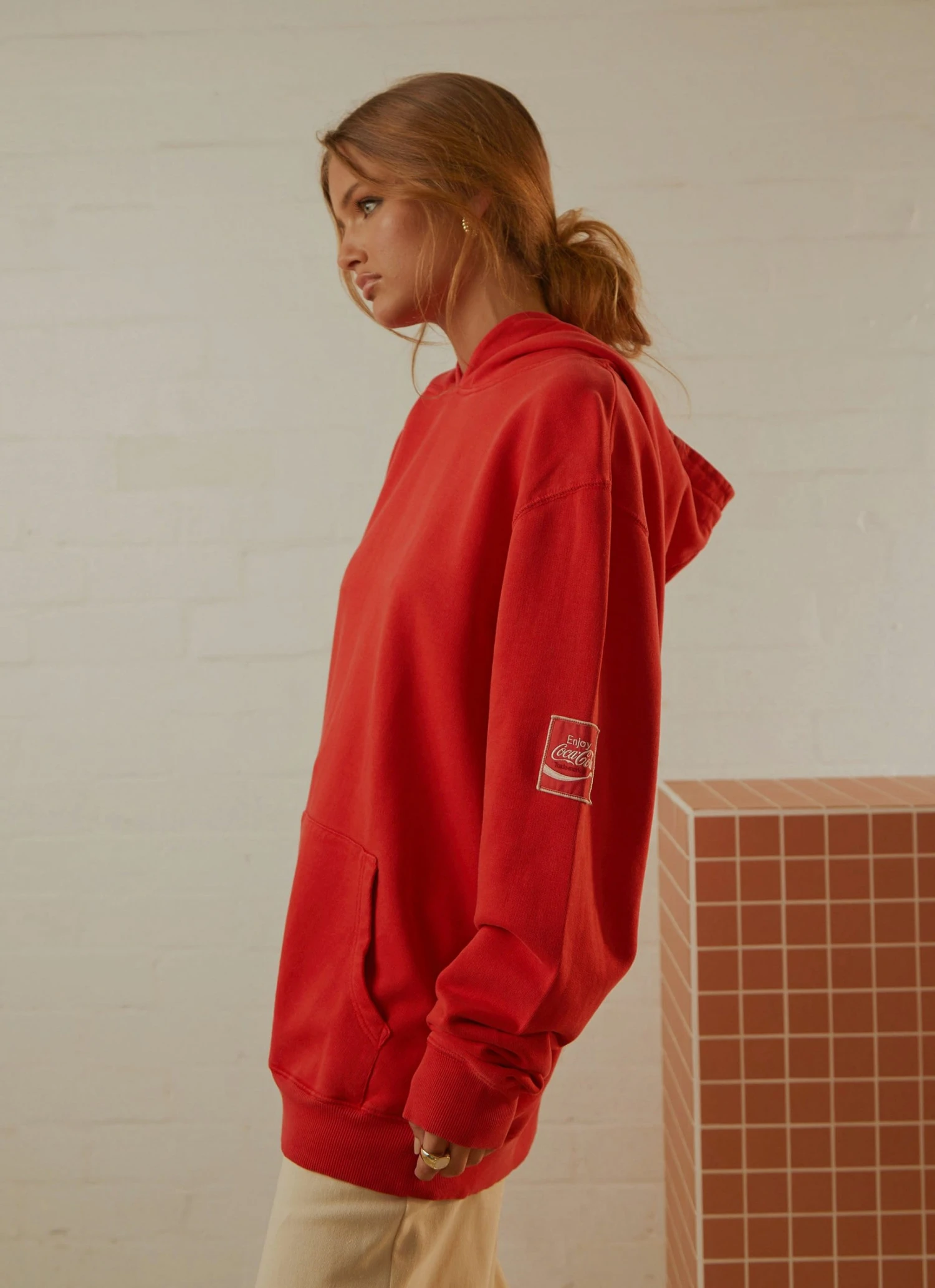 Rolla's Coca Cola Hoodie - Coke Red 7 Rolla's Coca Cola Hoodie - Coke Red