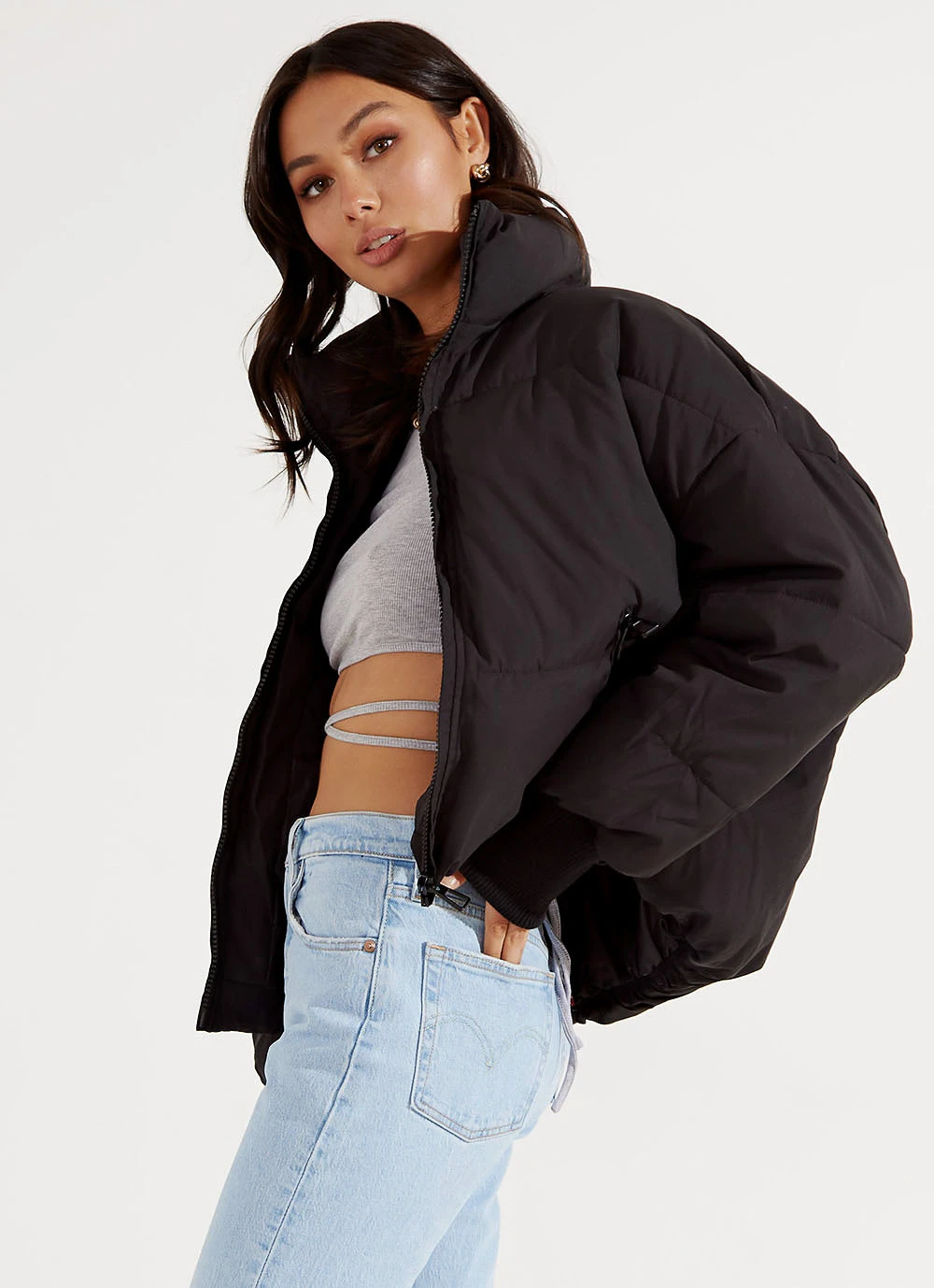 Peppermayo New & Most Loved Resolution Puffer Jacket - Black 6 Peppermayo New & Most Loved Resolution Puffer Jacket - Black