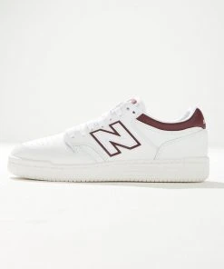 New Balance 480 Sneaker - White Burgundy (Mens Sizing) New & Most Loved 10 New Balance 480 Sneaker - White Burgundy (Mens Sizing) New & Most Loved
