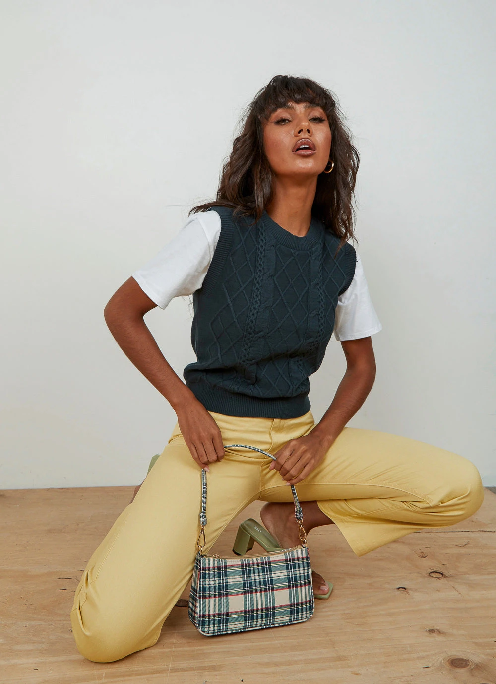 Peppermayo New & Most Loved La Rebelion Knit Vest - Green 5 Peppermayo New & Most Loved La Rebelion Knit Vest - Green