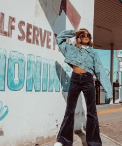 Rolla's Eastcoast Flare Pants - Midnight Cord