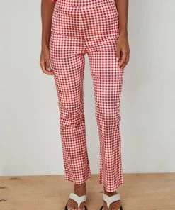 Peppermayo California Living Pants - Red Check