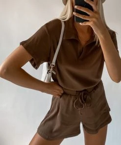 Peppermayo Exclusive New & Most Loved Casita Top - Choc Brown 19