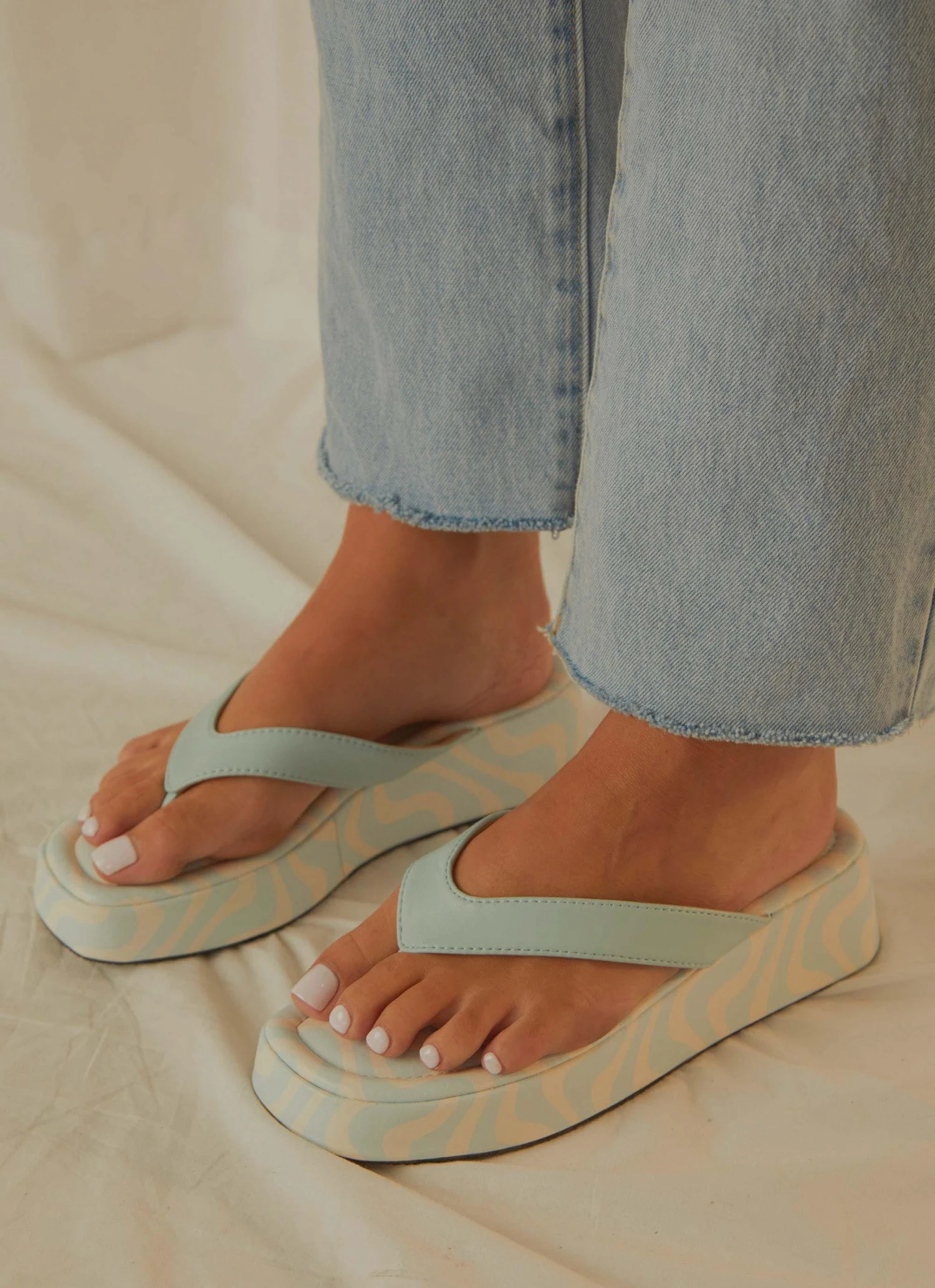 Cult Avenue New & Most Loved Minelli Sandals - Pastel Blue Wave 4 Cult Avenue New & Most Loved Minelli Sandals - Pastel Blue Wave