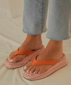 Cult Avenue Minelli Sandals - Multi Micro Check New & Most Loved