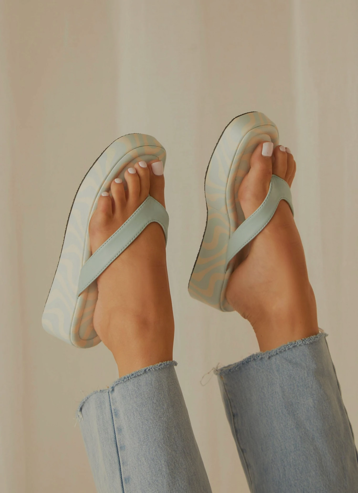 Cult Avenue New & Most Loved Minelli Sandals - Pastel Blue Wave 3 Cult Avenue New & Most Loved Minelli Sandals - Pastel Blue Wave