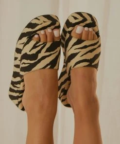 Cult Avenue New & Most Loved Darby Mule - Beige Zebra 12 Cult Avenue New & Most Loved Darby Mule - Beige Zebra