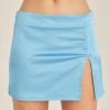 Riley Hubatka X Peppermayo New & Most Loved Current Mood Mini Skirt - Azure 1 Riley Hubatka X Peppermayo New & Most Loved Current Mood Mini Skirt - Azure
