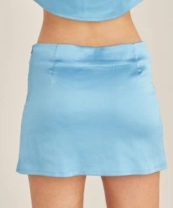 Riley Hubatka X Peppermayo New & Most Loved Current Mood Mini Skirt - Azure 13 Riley Hubatka X Peppermayo New & Most Loved Current Mood Mini Skirt - Azure