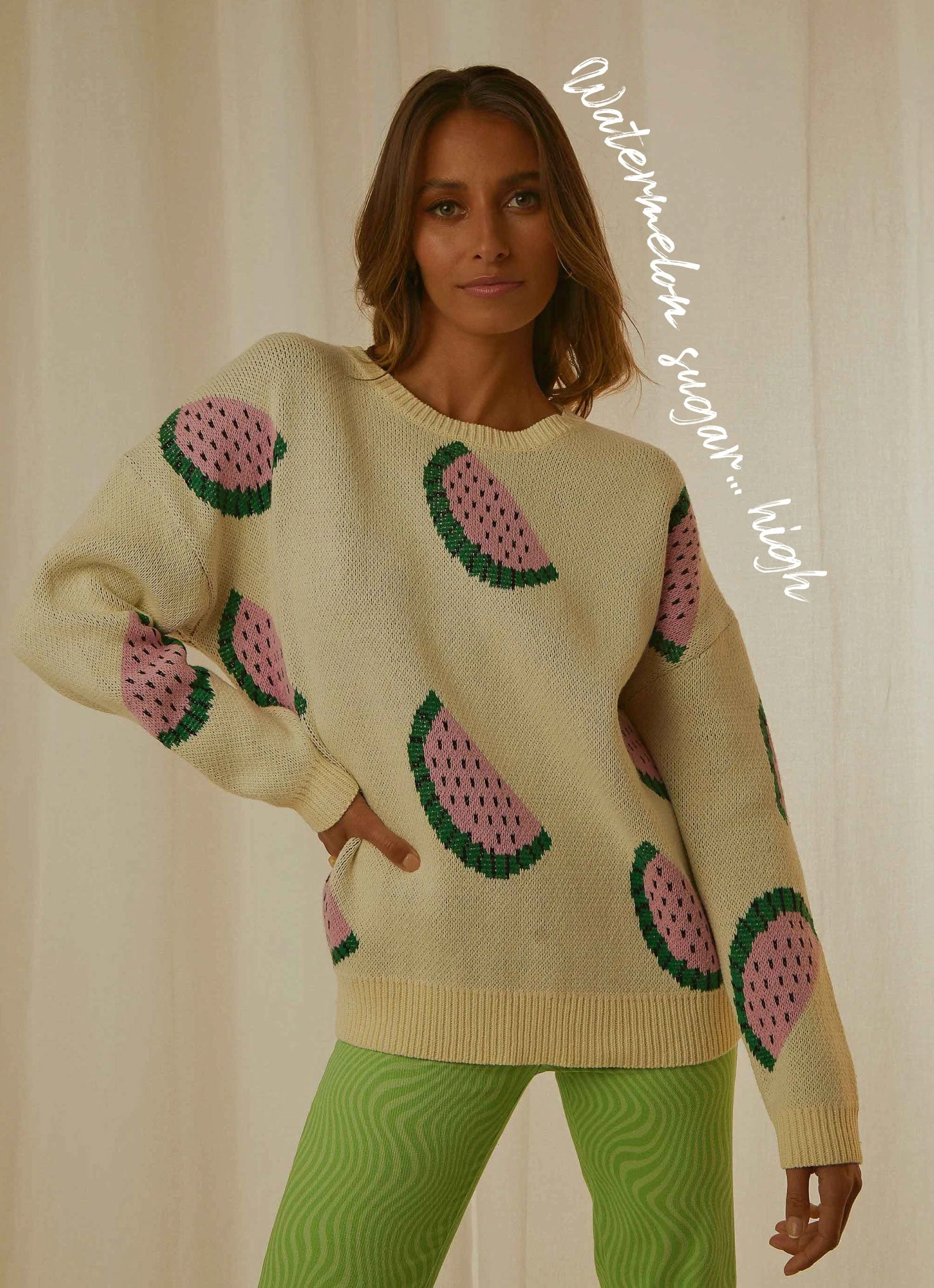 Peppermayo Exclusive New & Most Loved Market Finds Knit Jumper - Watermelon 3 Peppermayo Exclusive New & Most Loved Market Finds Knit Jumper - Watermelon