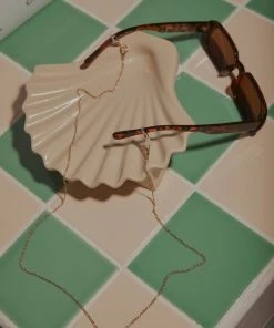 Peppermayo New & Most Loved Good Side Sunglasses Chain - Gold