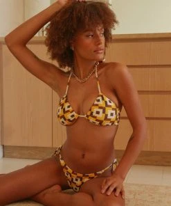 Peppermayo Exclusive New & Most Loved Carlton Bikini Top - Vintage Sun
