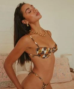 Peppermayo Exclusive New & Most Loved Miami Skies Balconette Bikini Top - Vintage Cocoa 13 Peppermayo Exclusive New & Most Loved Miami Skies Balconette Bikini Top - Vintage Cocoa