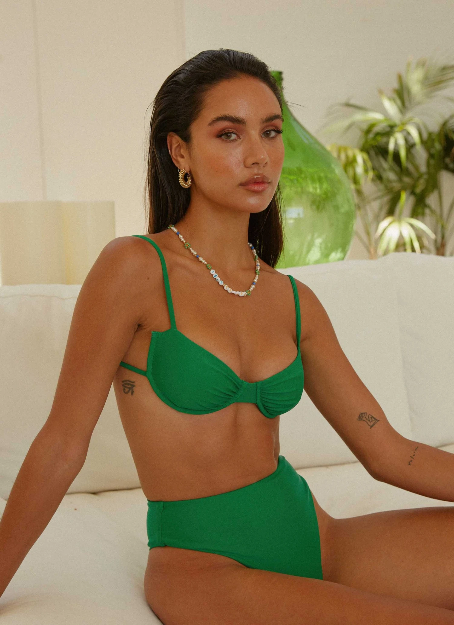 Peppermayo Exclusive Miami Skies Balconette Bikini Top - Jade Green New & Most Loved Peppermayo Exclusive Miami Skies Balconette Bikini Top - Jade Green New & Most Loved