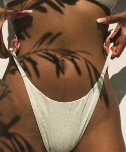 LaHana Swim New & Most Loved Soraya Bottom - Green Leopard