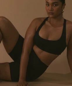 LaHana Swim New & Most Loved Mila Crop - Black