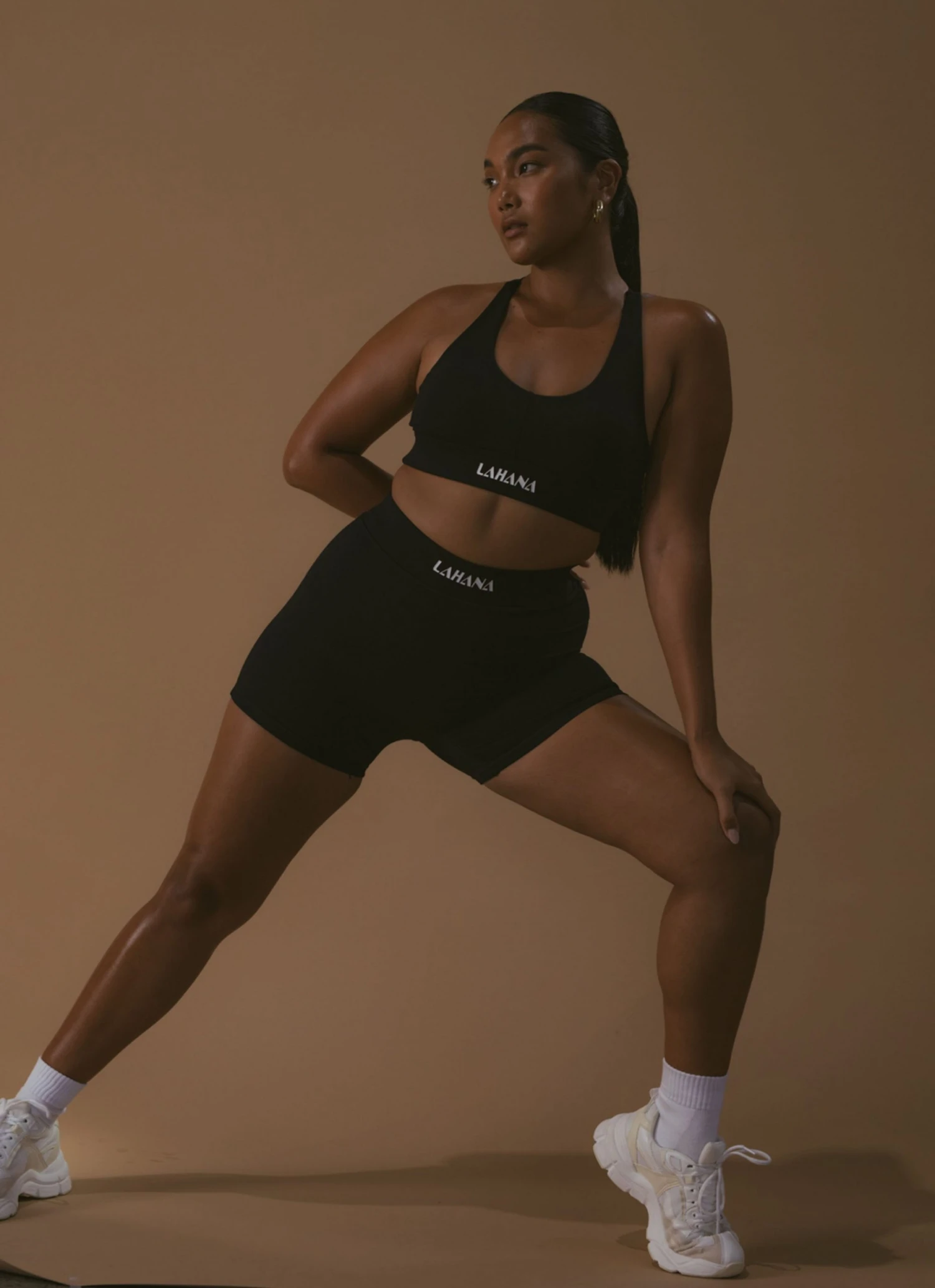 LaHana Swim Sanaa Biker - Black 4 LaHana Swim Sanaa Biker - Black