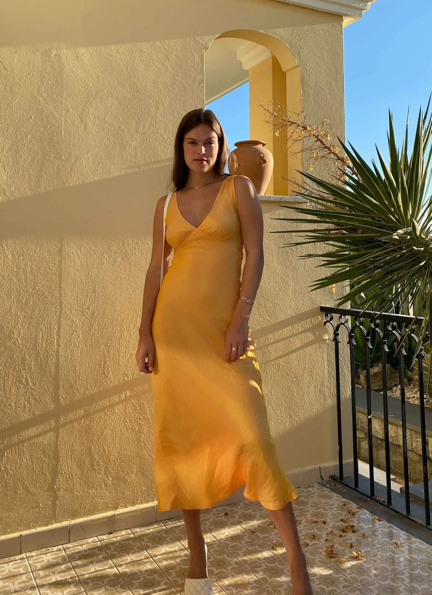 Peppermayo Exclusive New & Most Loved Loren Maxi Dress - Mango Shimmer Peppermayo Exclusive New & Most Loved Loren Maxi Dress - Mango Shimmer