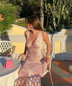 Peppermayo Exclusive Loren Maxi Dress - White Botanica