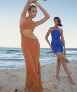 Peppermayo Exclusive Palace Hotel Maxi Dress - Tangerine New & Most Loved