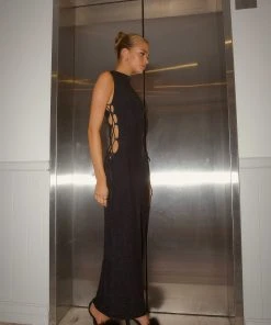 Peppermayo Exclusive Private Party Maxi Dress - Noir Black - Pre-Order 12 Peppermayo Exclusive Private Party Maxi Dress - Noir Black - Pre-Order