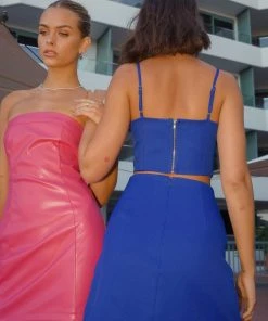 Peppermayo Exclusive Crawford Bustier Top - Cobalt 13 Peppermayo Exclusive Crawford Bustier Top - Cobalt