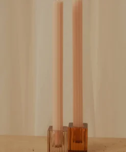 Candle Co Moreton Eco Fluted Dinner Candle - Nude New Accessories