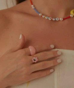 Peppermayo New & Most Loved New Vibrations Ring - Pink