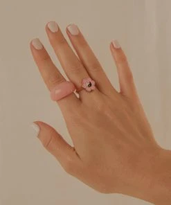 Peppermayo New & Most Loved New Vibrations Ring - Pink