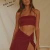 Peppermayo Exclusive European Edition Mini Skirt - Burgundy New & Most Loved 1 Peppermayo Exclusive European Edition Mini Skirt - Burgundy New & Most Loved
