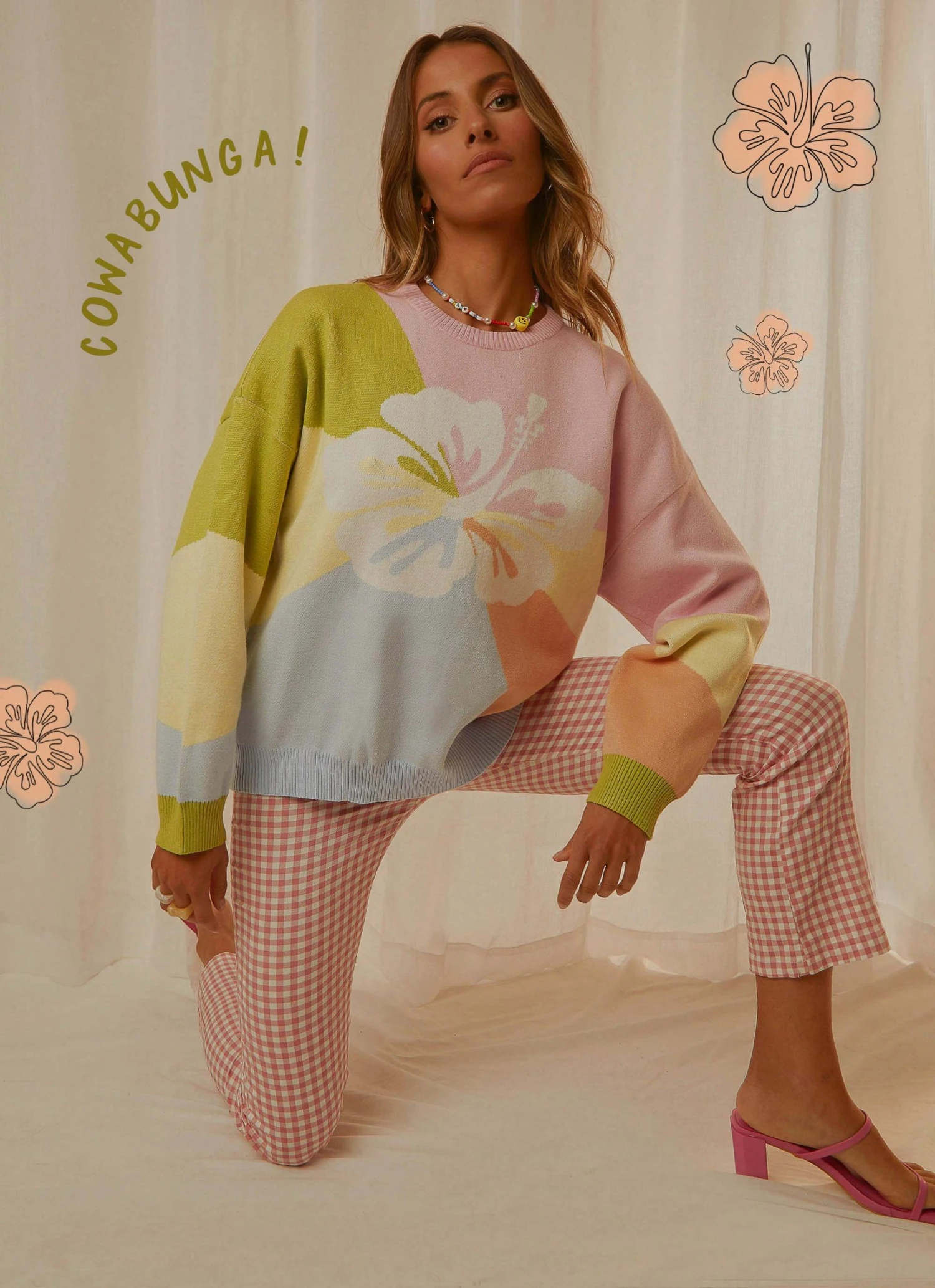 Peppermayo Exclusive New & Most Loved My Paradise Knit Jumper - Rainbow 3 Peppermayo Exclusive New & Most Loved My Paradise Knit Jumper - Rainbow