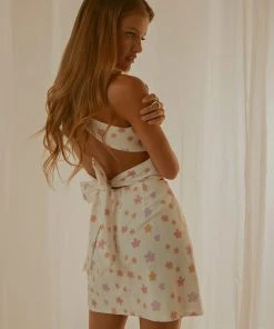 Peppermayo Exclusive New & Most Loved Lost Picnics Linen Crop - Pink Wild Poppies