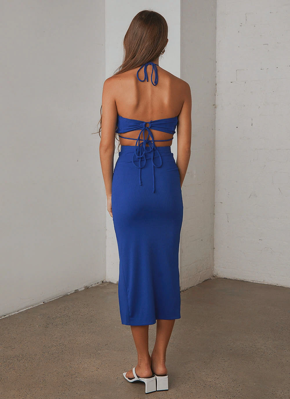 Peppermayo New & Most Loved Looking For Me Midi Skirt - Blue Peppermayo New & Most Loved Looking For Me Midi Skirt - Blue