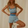 Peppermayo Exclusive Remix It Knit Short - Mod Blue Floral 1 Peppermayo Exclusive Remix It Knit Short - Mod Blue Floral