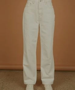Lee High Baggy Jean - Organic White